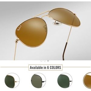 Polarized ray ban aviators